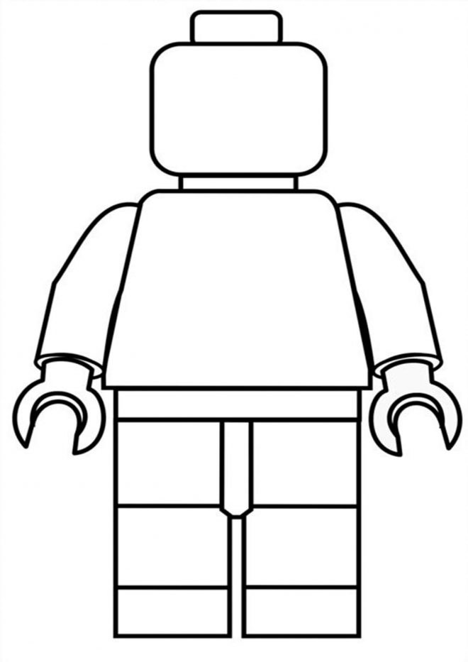 Free & Easy To Print Lego Coloring Pages - Tulamama