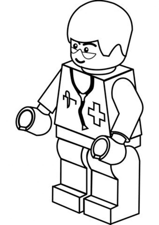 Free & Easy To Print Lego Coloring Pages - Tulamama