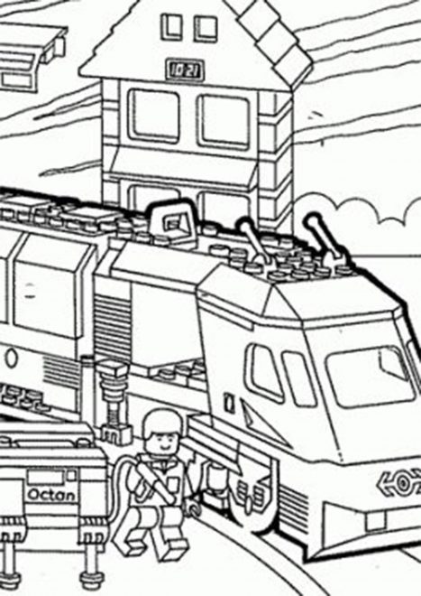 Free & Easy To Print Lego Coloring Pages - Tulamama