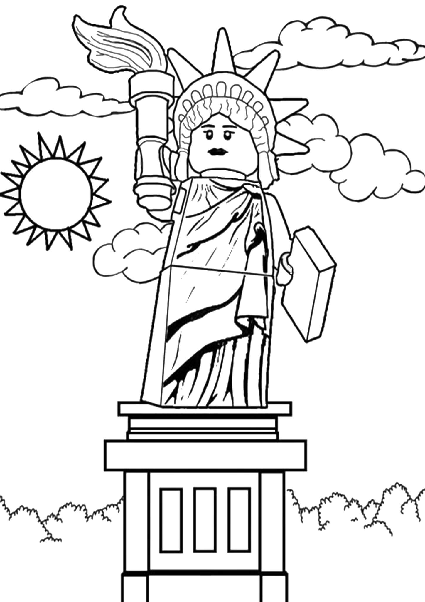 Free & Easy To Print Lego Coloring Pages - Tulamama