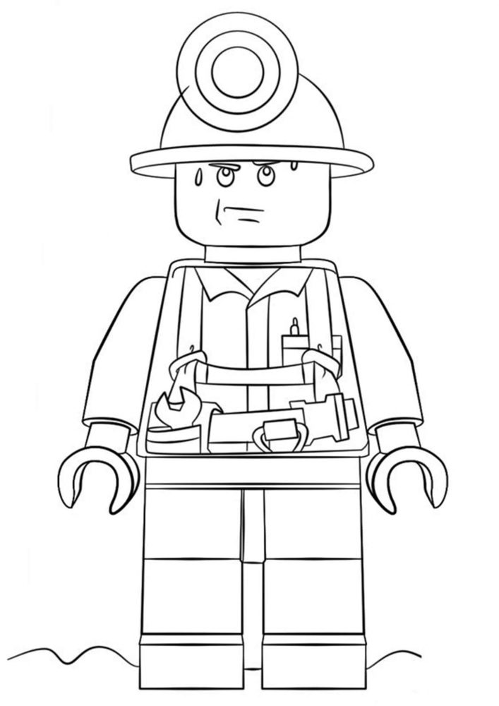 lego fire coloring pages