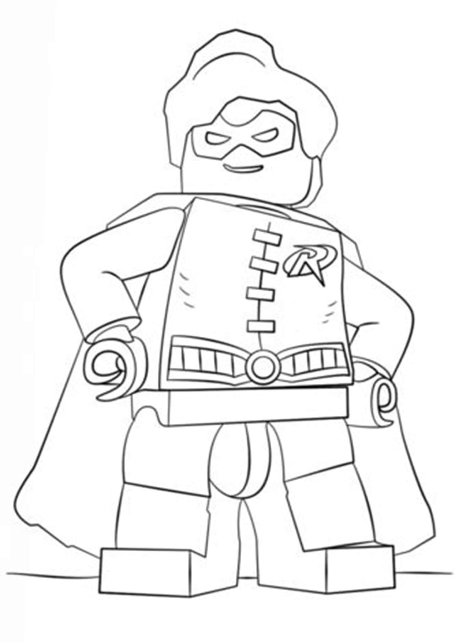 Free & Easy To Print Lego Coloring Pages - Tulamama