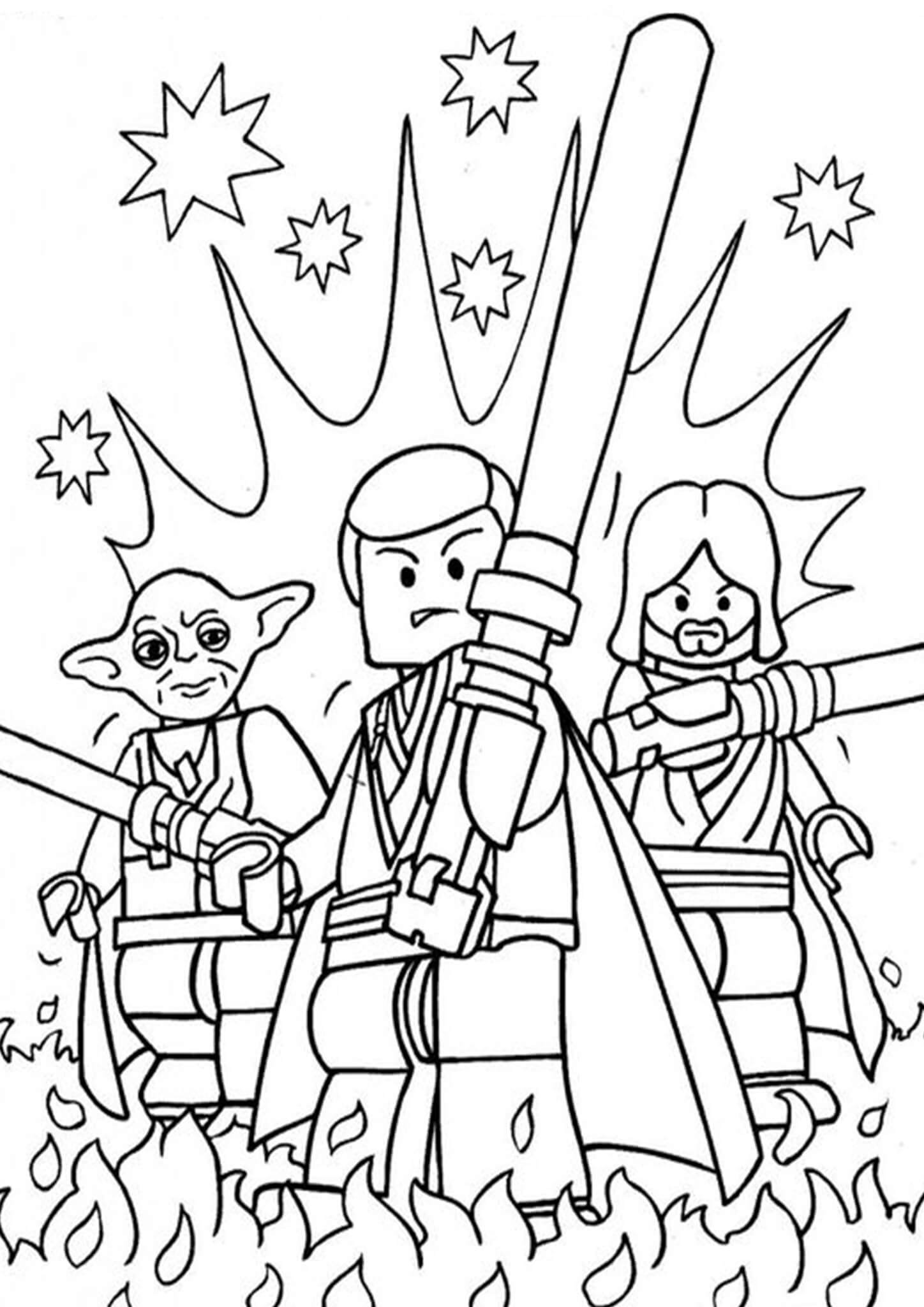 Free & Easy To Print Lego Coloring Pages   Tulamama