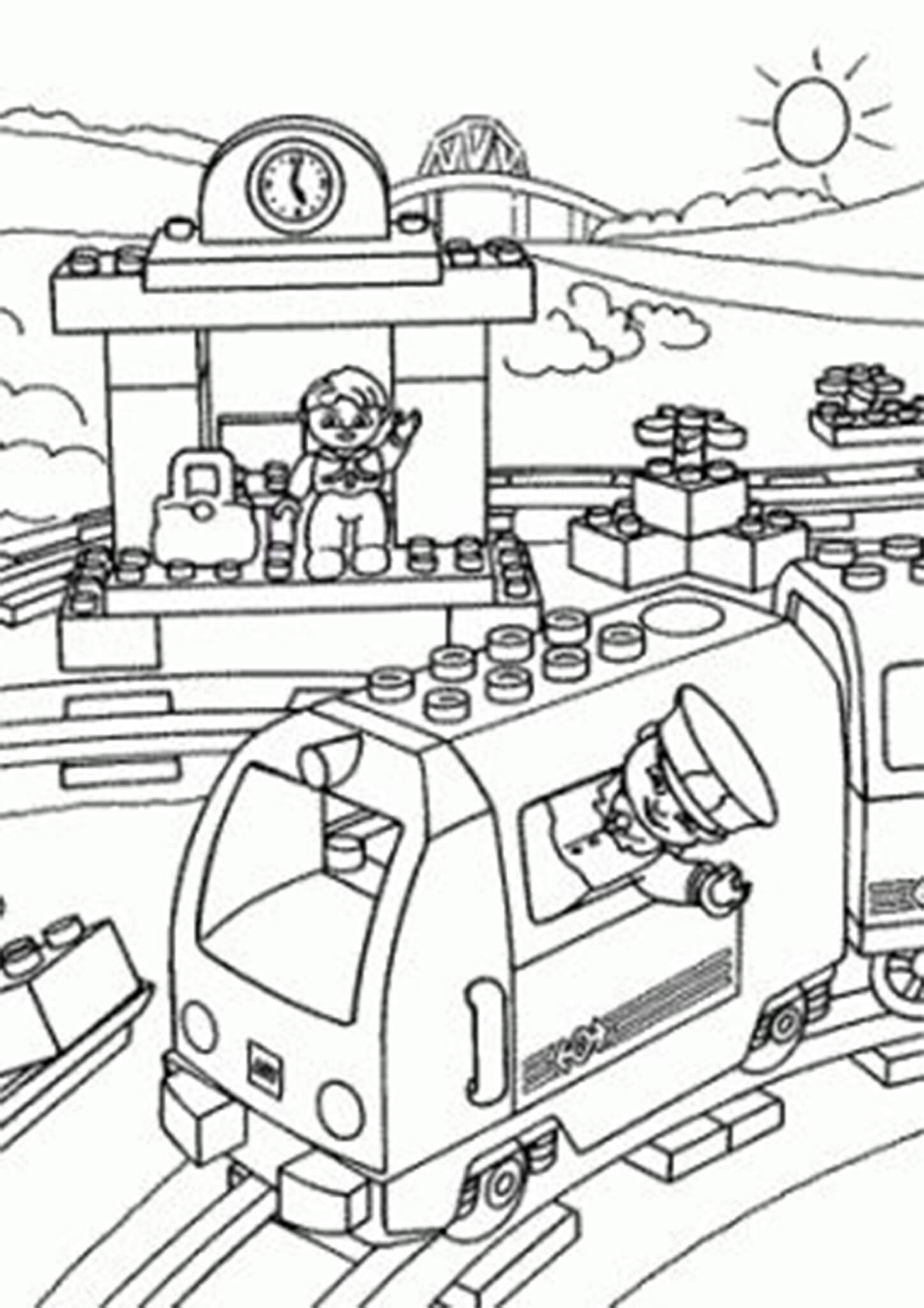 Free & Easy To Print Lego Coloring Pages - Tulamama