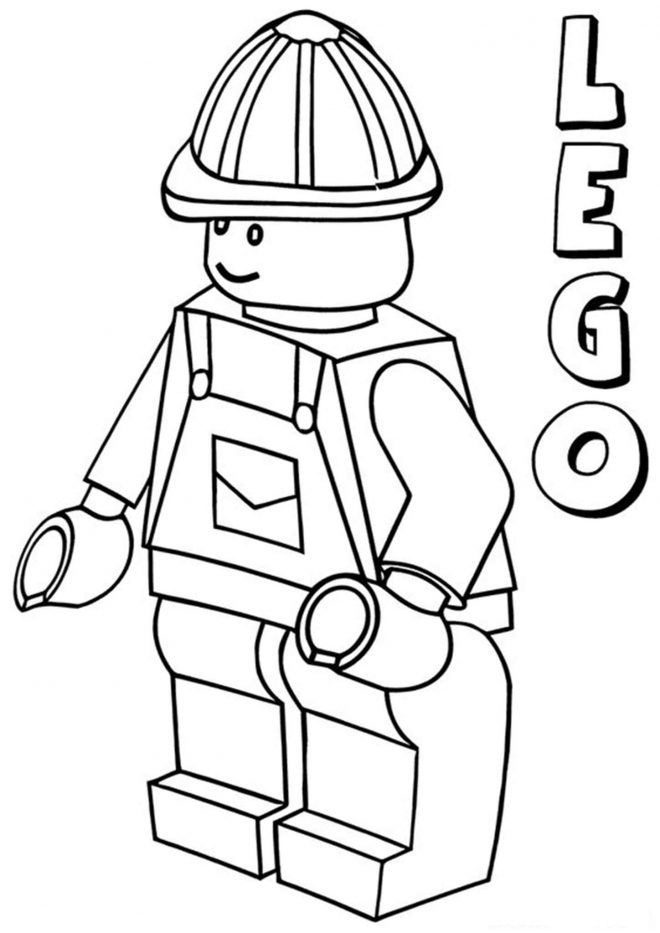 Free Easy To Print Lego Coloring Pages Tulamama