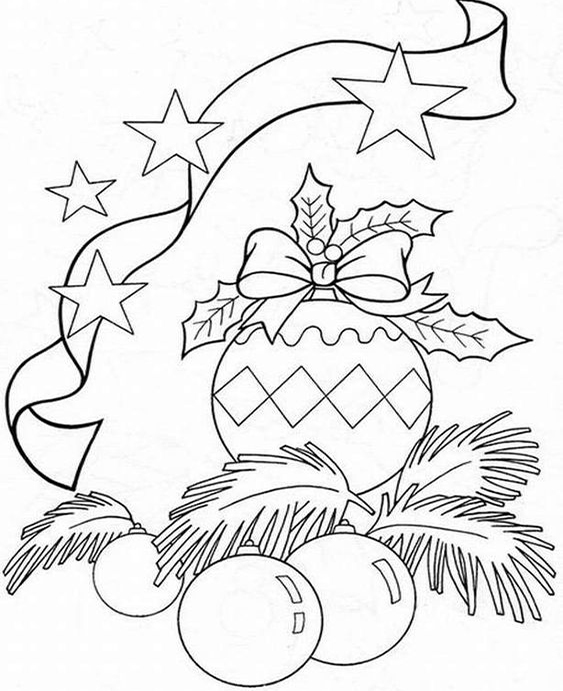 Printable Christmas Ornament Coloring Activity for Kids – Kudzu Monster