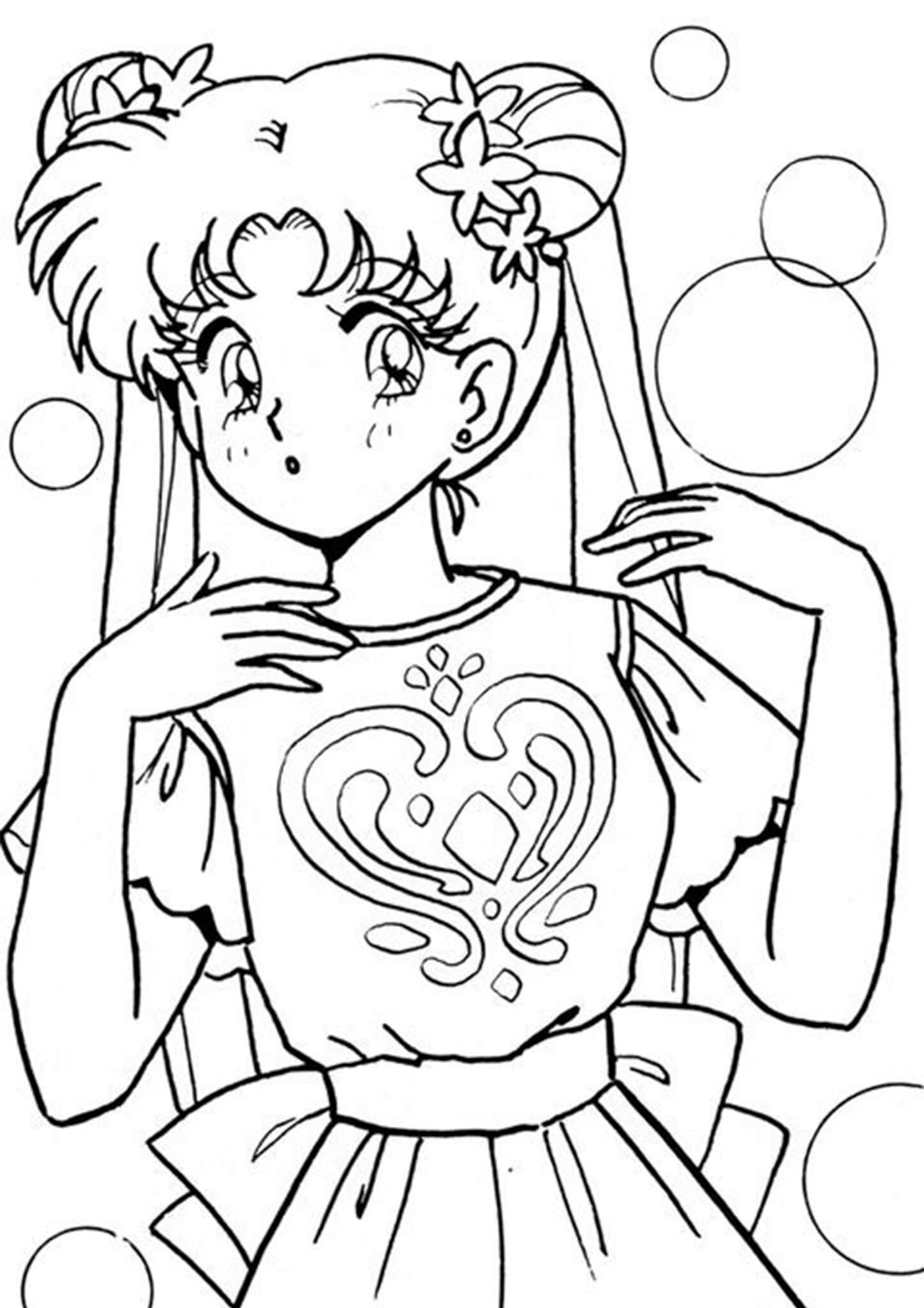 Free Easy To Print Sailor Moon Coloring Pages Tulamama