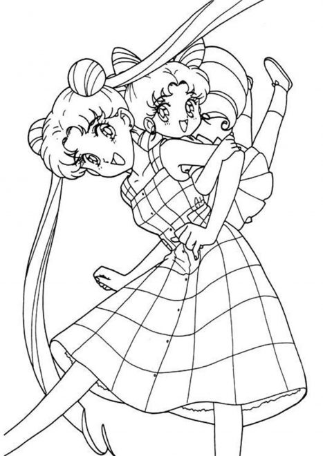 Free & Easy To Print Sailor Moon Coloring Pages - Tulamama