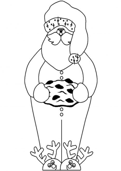 Free Printable Santa Coloring Pages For Kids - Tulamama