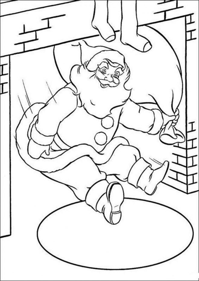 Free Printable Santa Coloring Pages For Kids - Tulamama