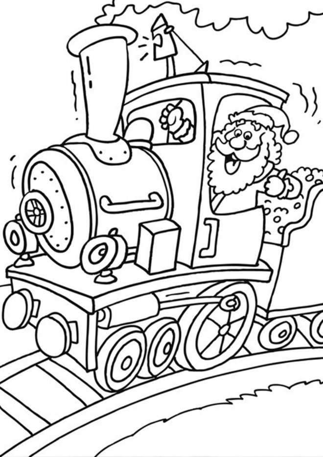 Free Printable Santa Coloring Pages For Kids - Tulamama