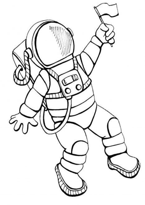 Free & Easy To Print Space Coloring Pages - Tulamama