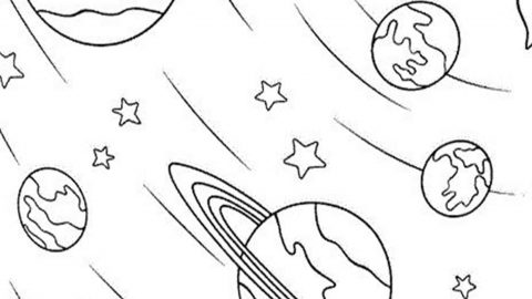 Fun Space coloring pages for your little one. They are free and easy to print. The collection is varied with different skill levels