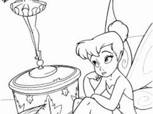 Free & Easy To Print Tinkerbell Coloring Pages - Tulamama