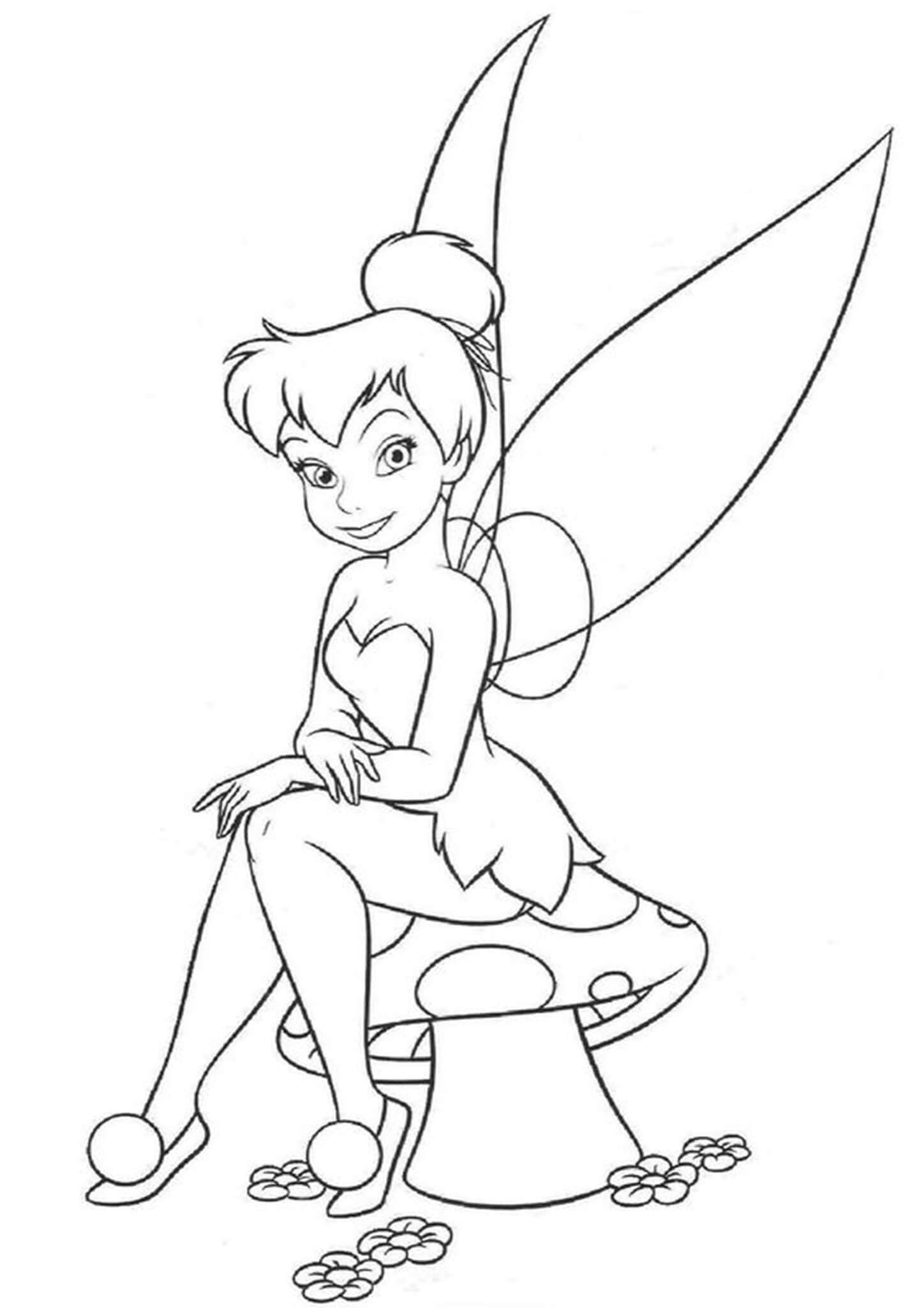 Tinkerbell Para Colorear E Imprimir Tinkerbell Coloring Pages Images 