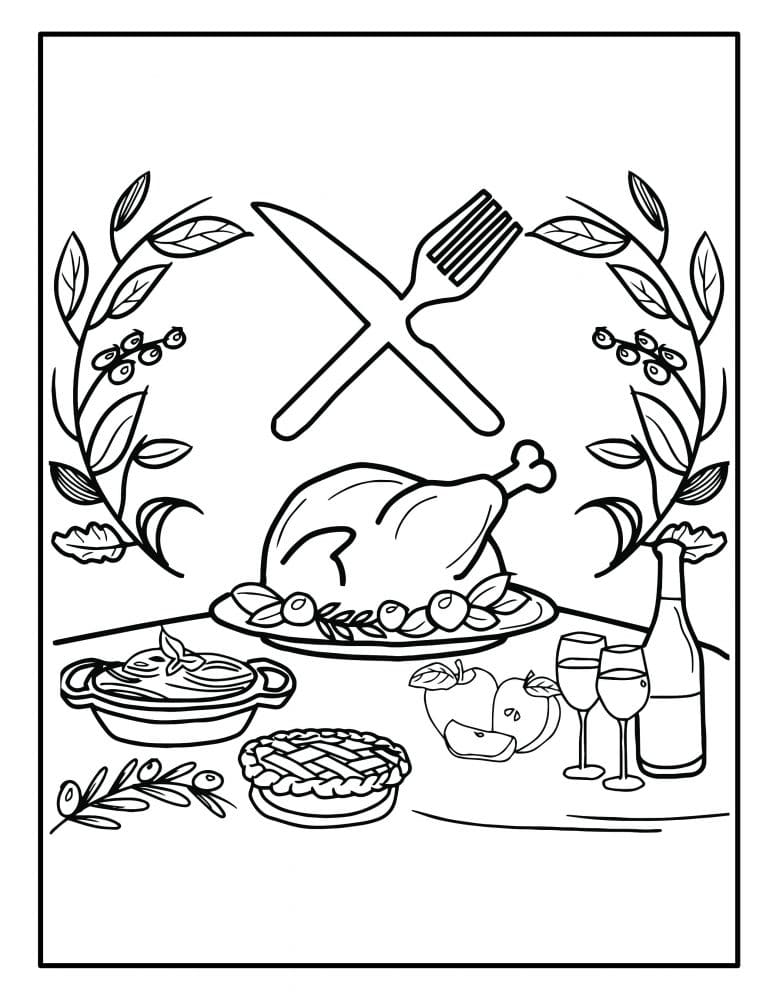 Fun Thanksgiving coloring pages for your little one. They are free and easy to print. The collection is varied with different skill levels