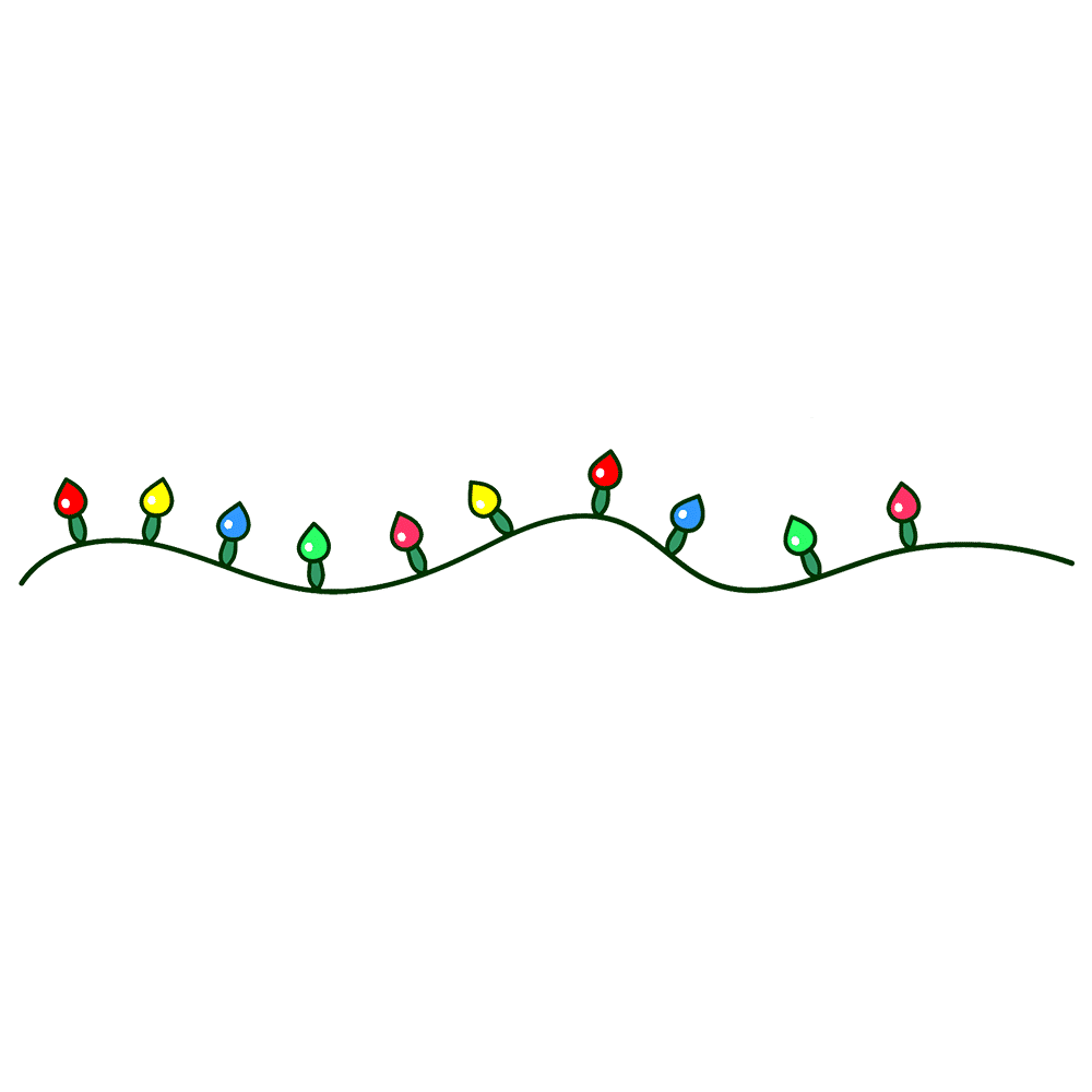 Free & Cute Christmas Lights Clipart For Your Holiday Decorations