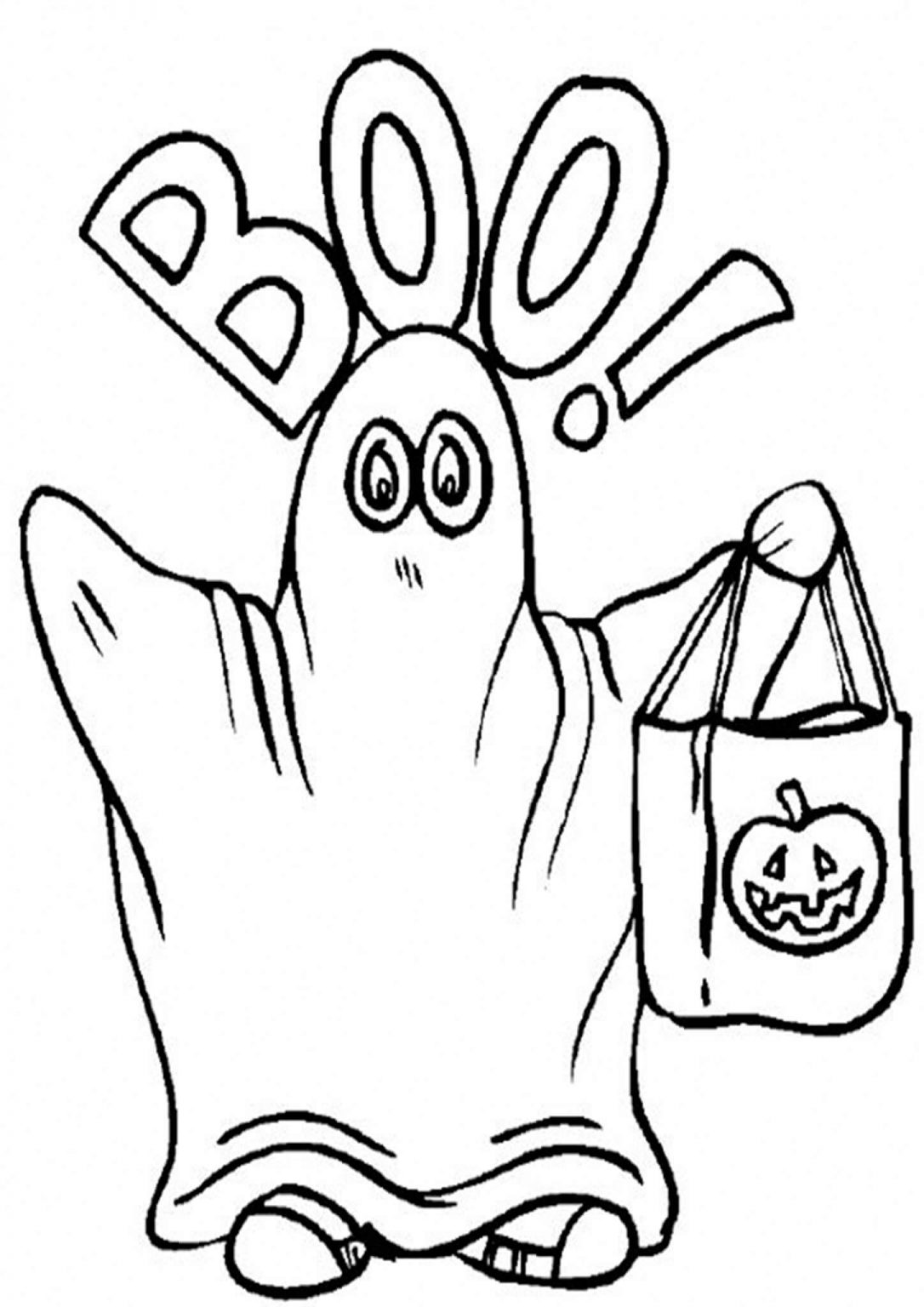 Free Printable Easy Halloween Coloring Pages