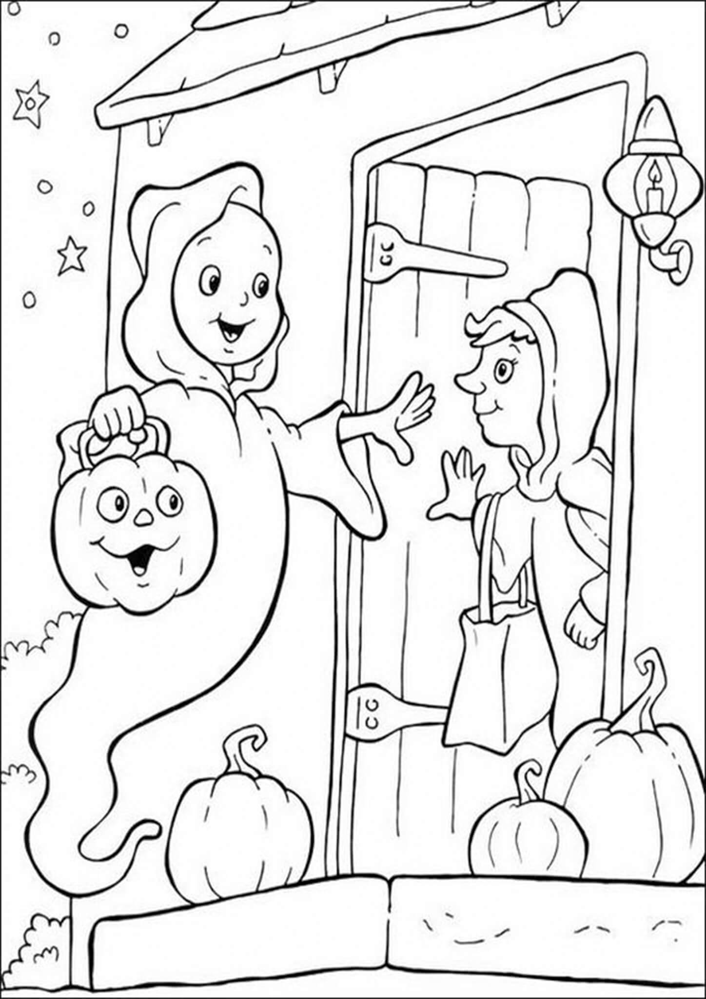 Free & Easy To Print Halloween Coloring Pages - Tulamama