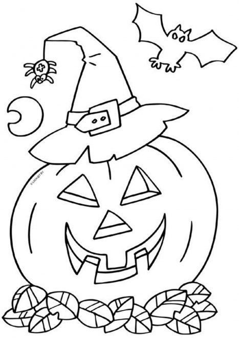Free & Easy To Print Halloween Coloring Pages - Tulamama
