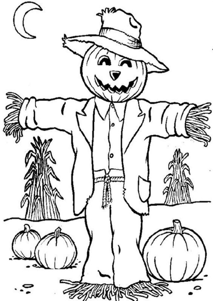 Fun Halloween coloring pages for your little one. They are free and easy to print. The collection is varied with different skill levels