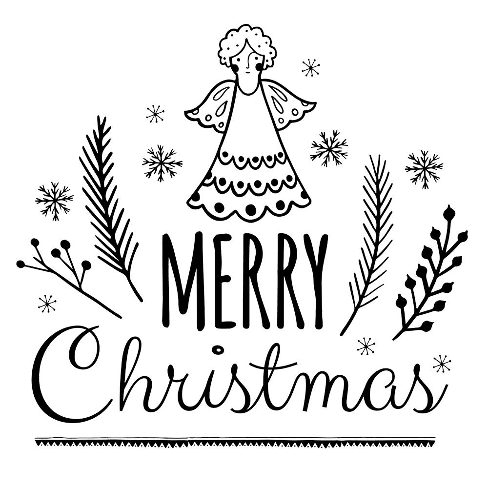 Free & Cute Merry Christmas Clipart For Your Holiday Decorations - Tulamama