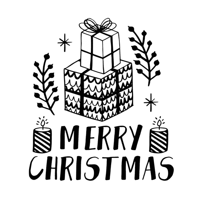 Free & Cute Merry Christmas Clipart For Your Holiday Decorations - Tulamama