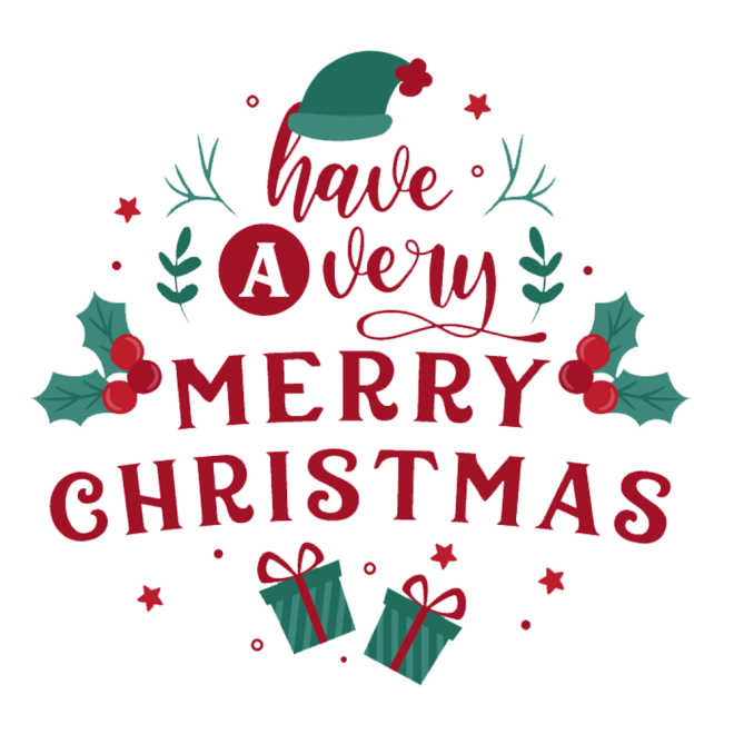 Free & Cute Merry Christmas Clipart For Your Holiday Decorations - Tulamama