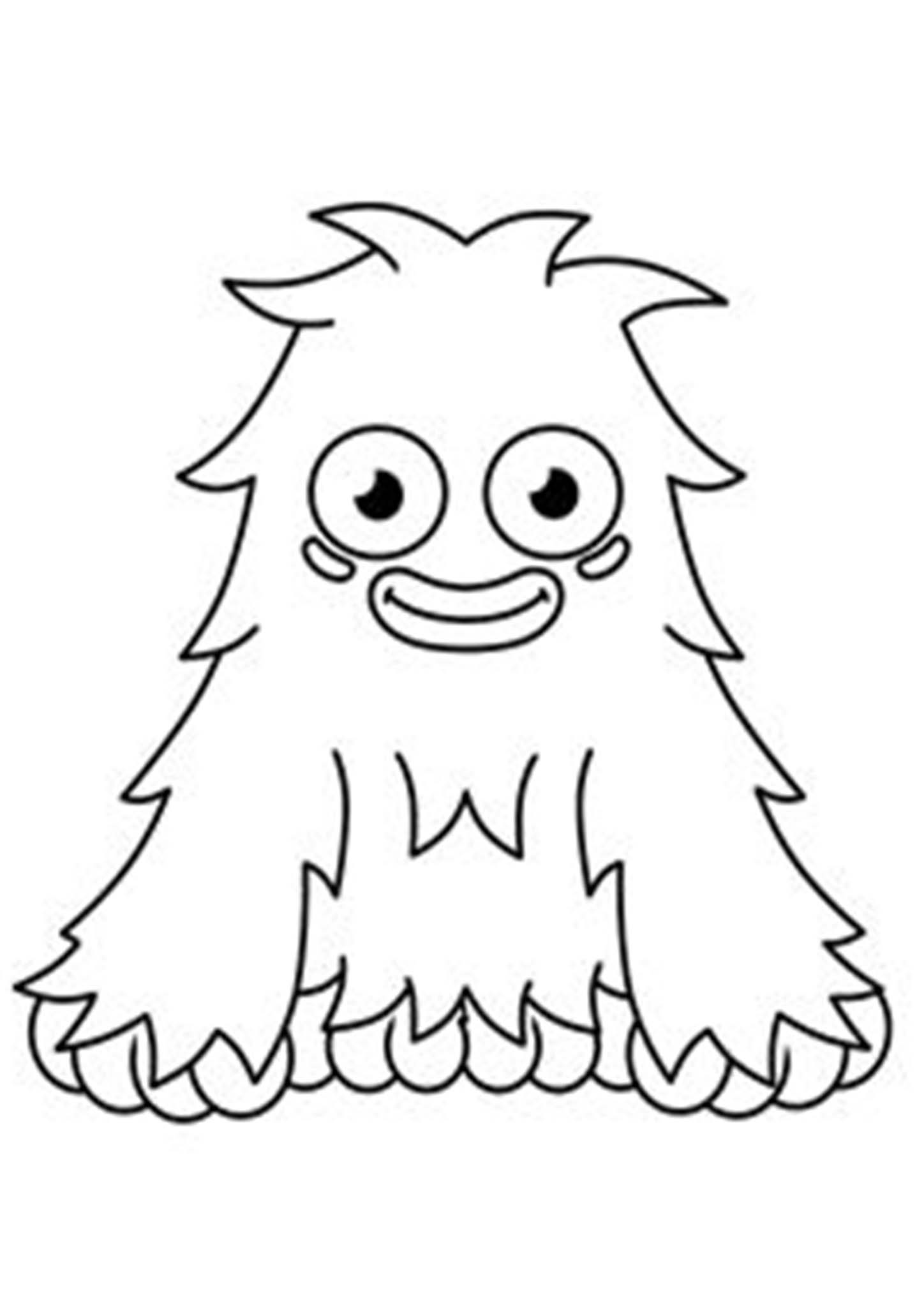 Free Easy To Print Monster Coloring Pages Tulamama