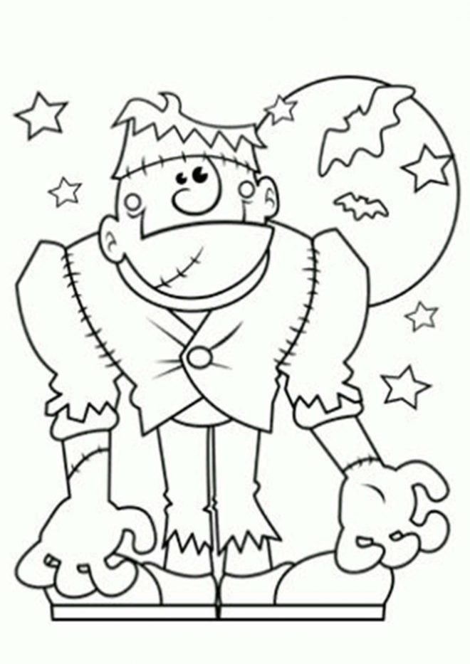 Free & Easy To Print Monster Coloring Pages - Tulamama