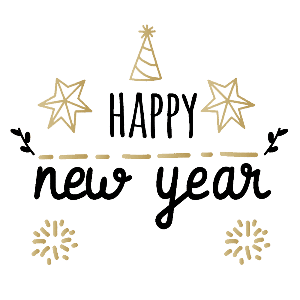 Free &amp; Cute Happy New Year Clipart - Tulamama