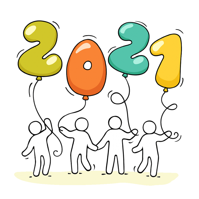 Free &amp; Cute Happy New Year Clipart - Tulamama