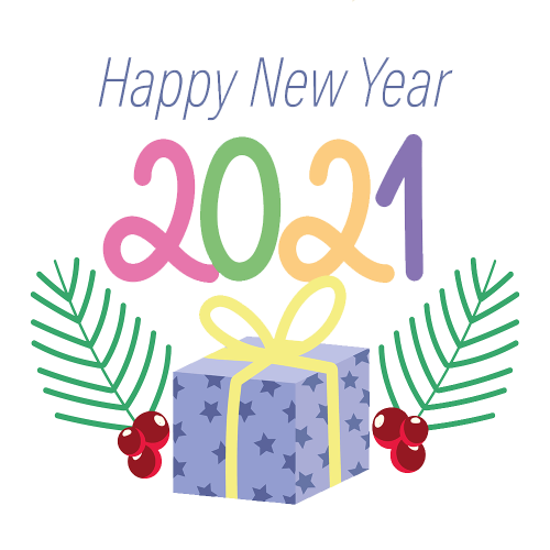 Free &amp; Cute Happy New Year Clipart - Tulamama