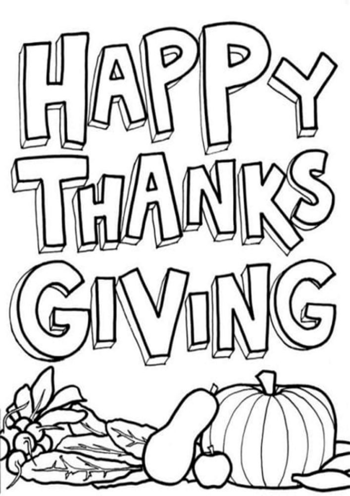 Fun Thanksgiving coloring pages for your little one. They are free and easy to print. The collection is varied with different skill levels