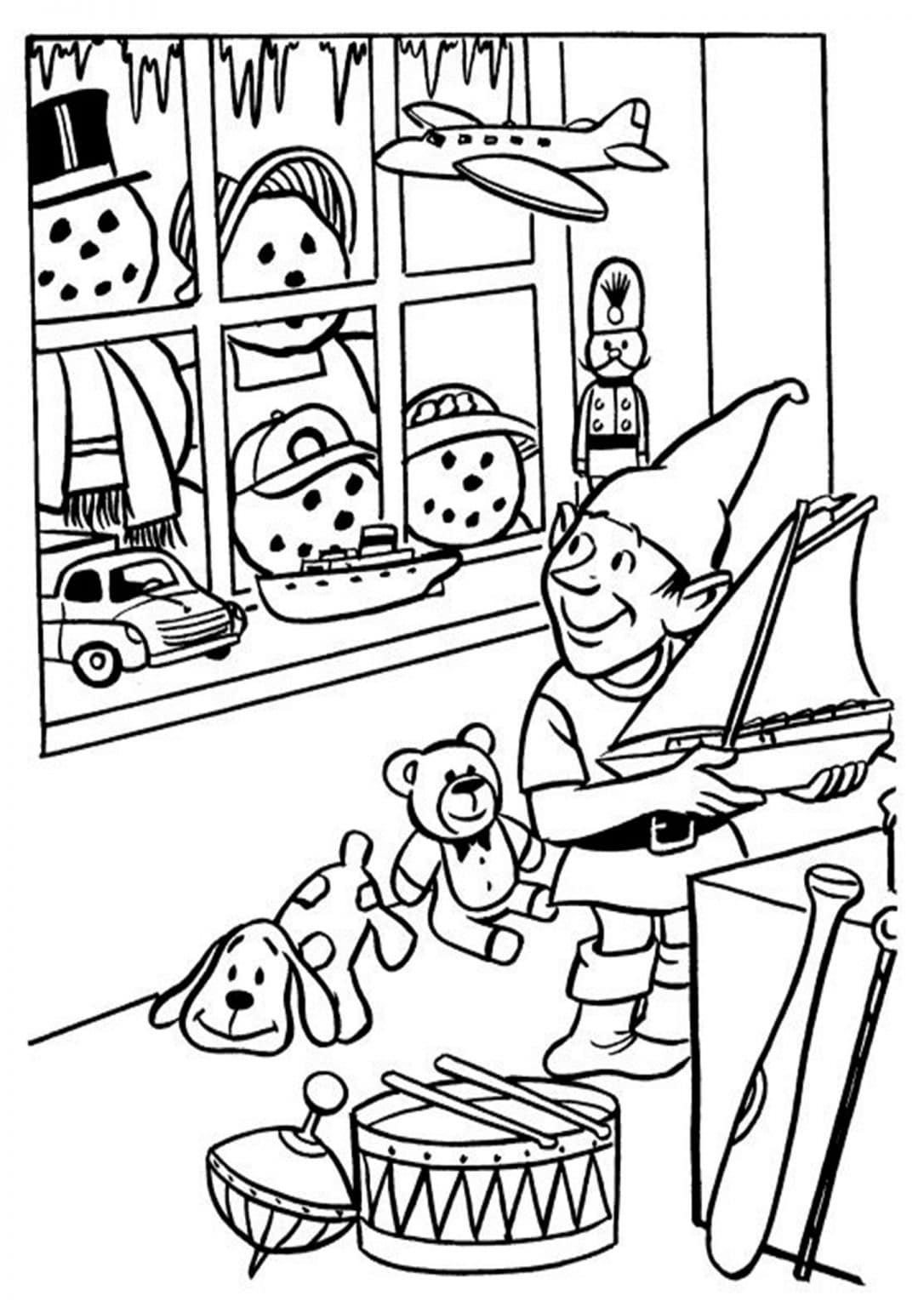 Free & Easy To Print Christmas Coloring Pages - Tulamama