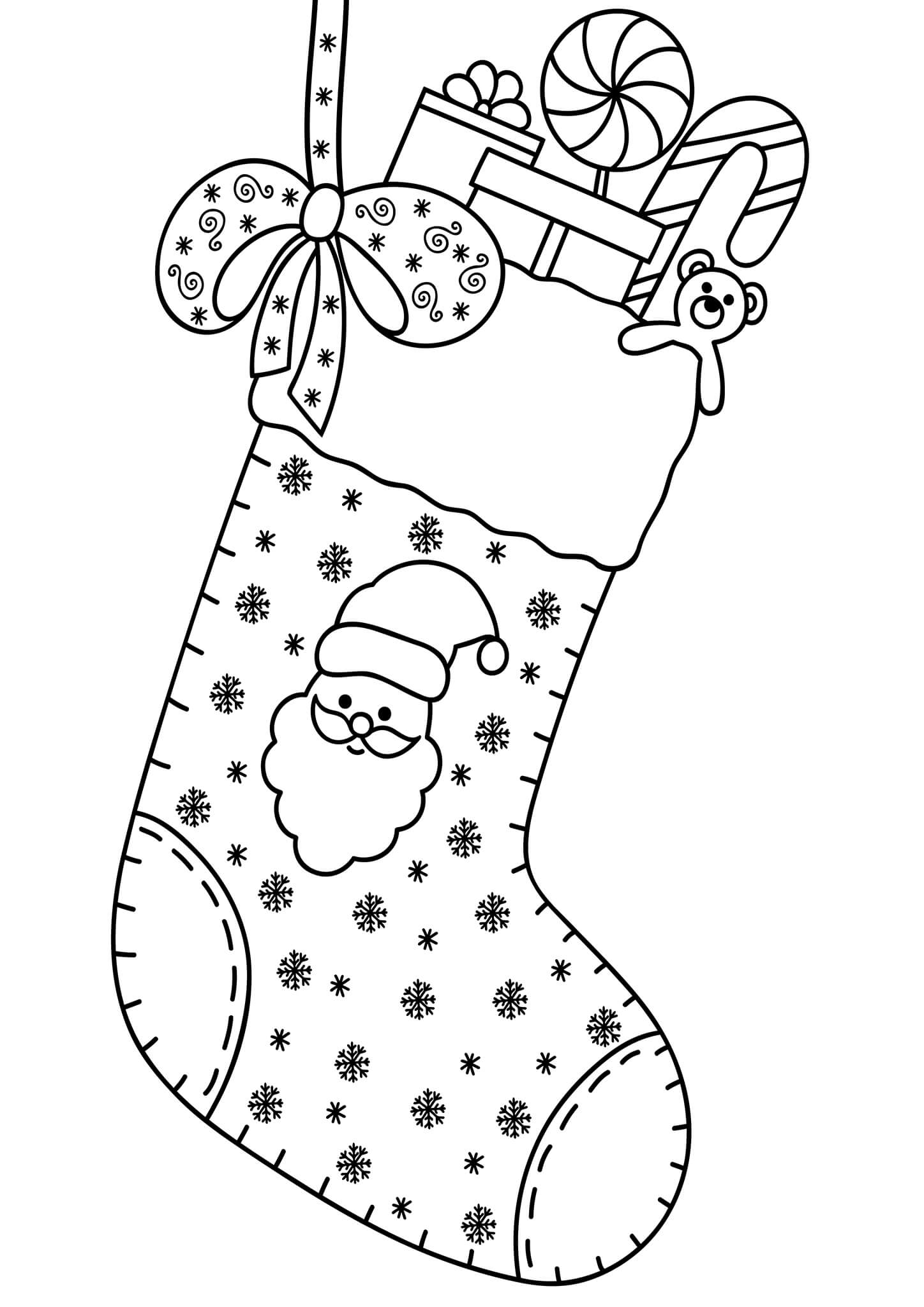 Free & Easy To Print Christmas Coloring Pages Tulamama