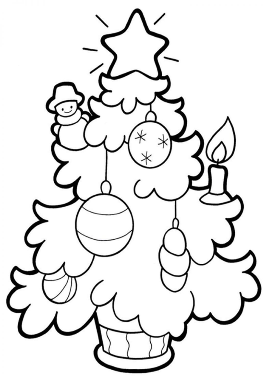 Free &amp; Easy To Print Christmas Coloring Pages - Tulamama