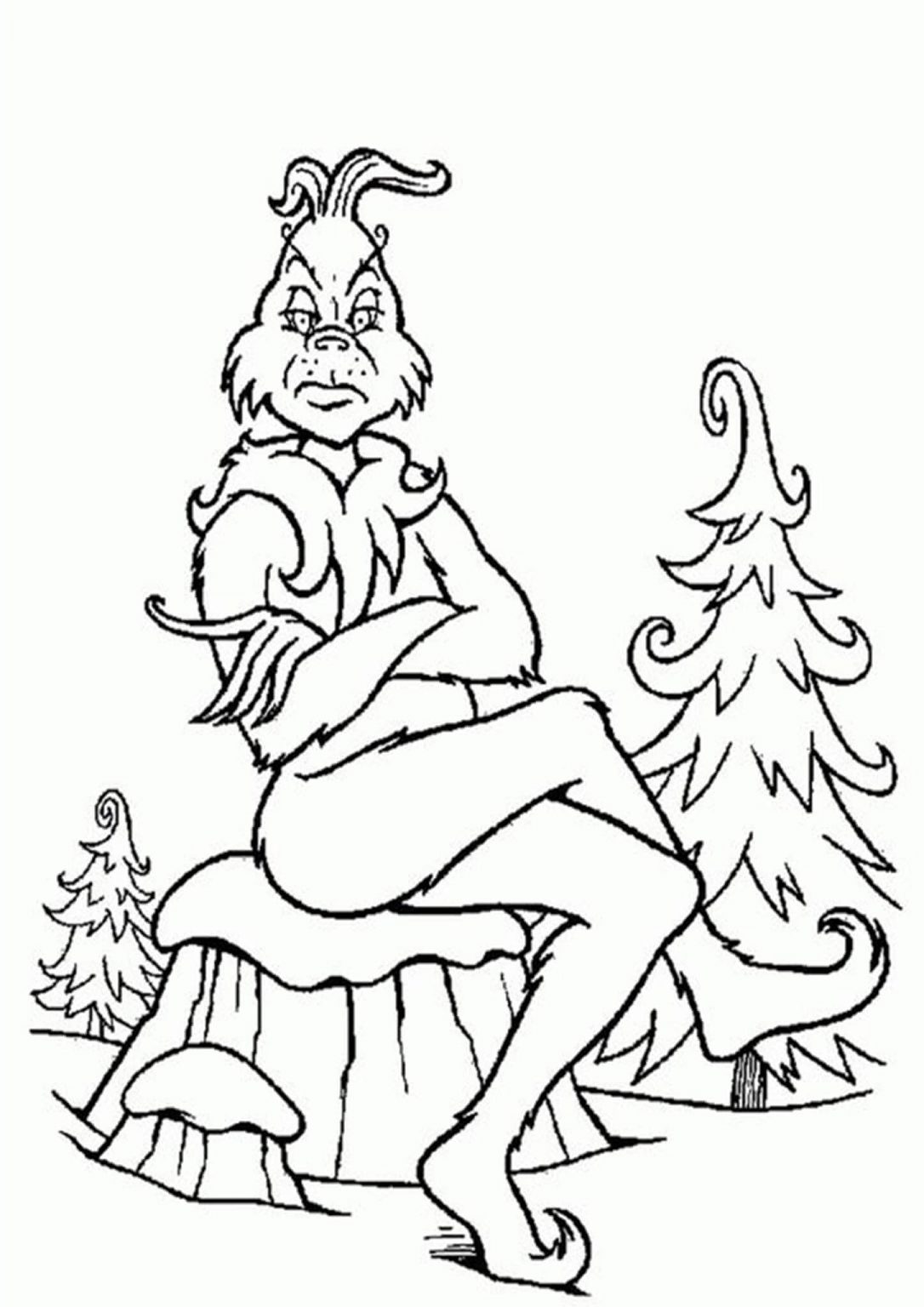 free printable the grinch coloring pages tulamama