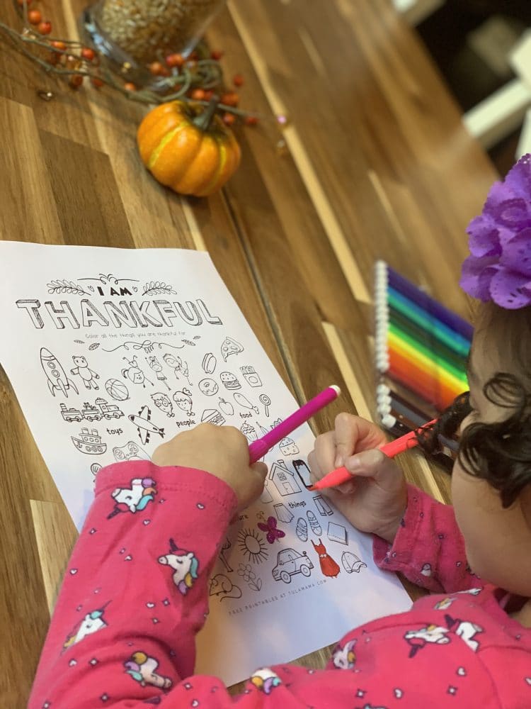 Free Printable I Am Thankful For Worksheet - Tulamama