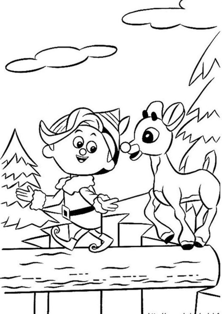 rudolph-the-red-nosed-reindeer-coloring-pages-tulamama