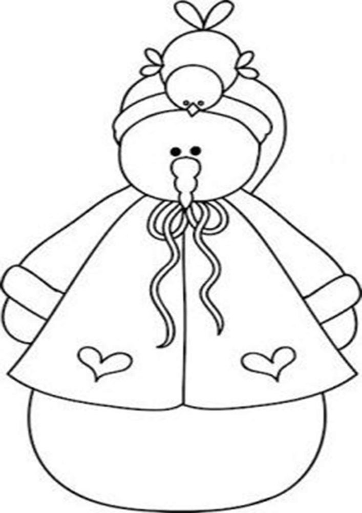 Fun Snowman coloring pages for your little one. They are free and easy to print. The collection is varied with different skill levels