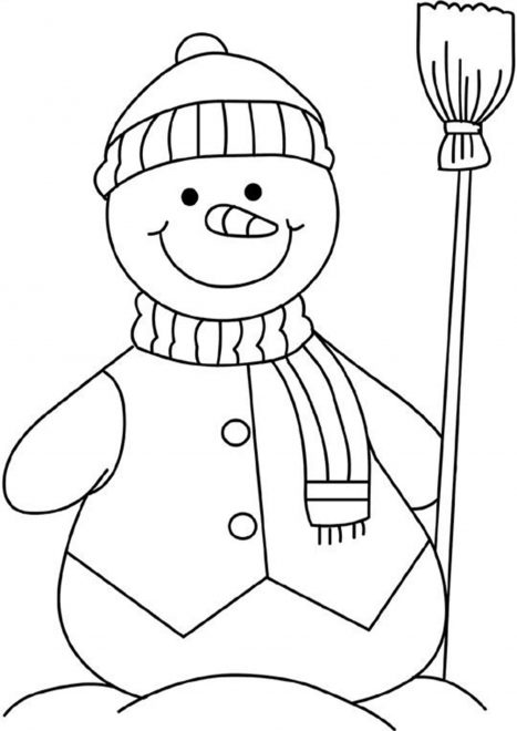 Free Printable Snowman Coloring Pages - Tulamama