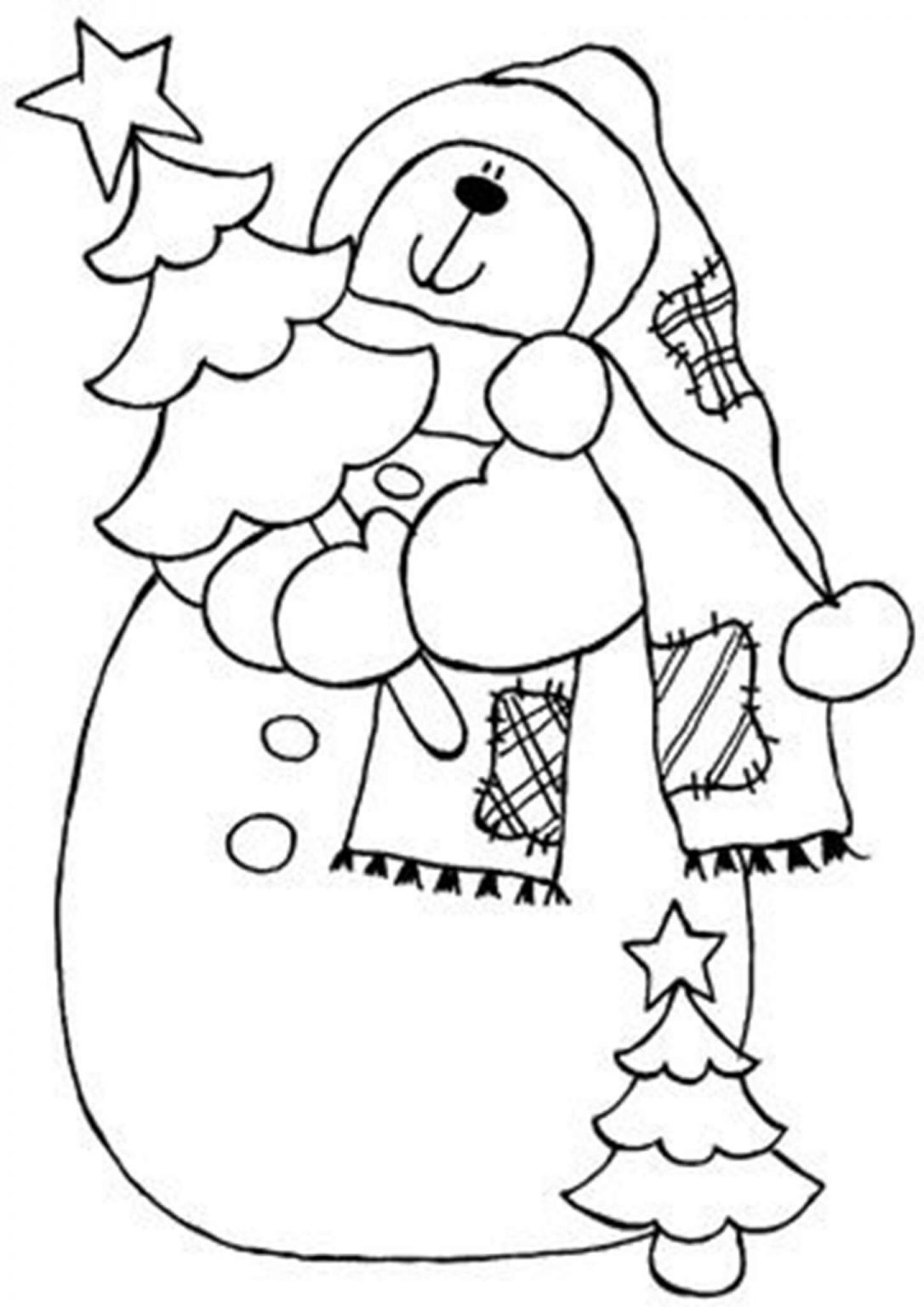 Free Printable Snowman Coloring Pages - Tulamama