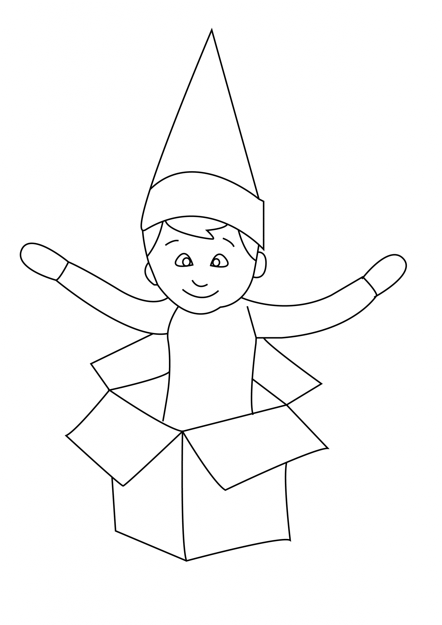 Free Printable Elf on The Shelf Coloring Pages Tulamama