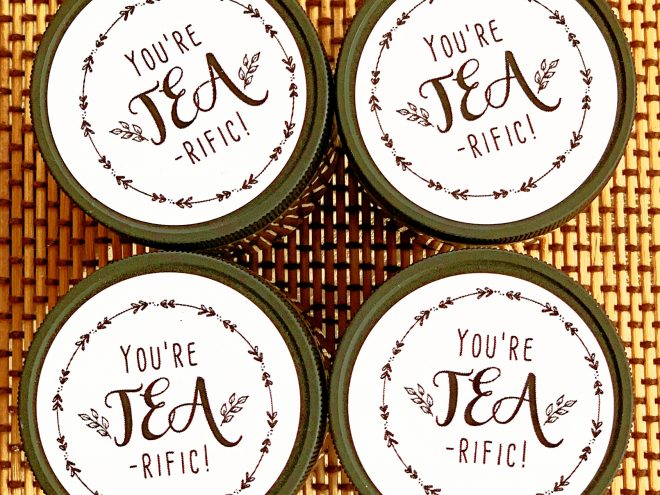 Free printable tea favors tearific favour stickers