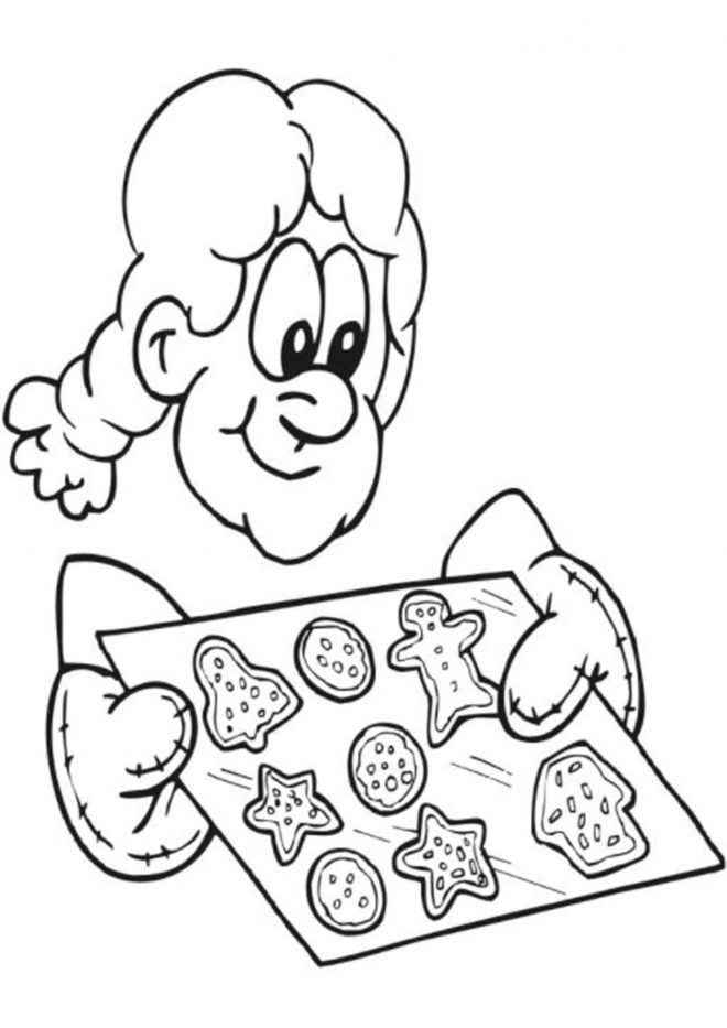 Free & Easy To Print Cookie Coloring Pages - Tulamama