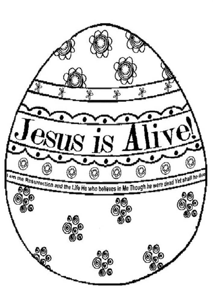 Free & Easy To Print Easter Coloring Pages - Tulamama