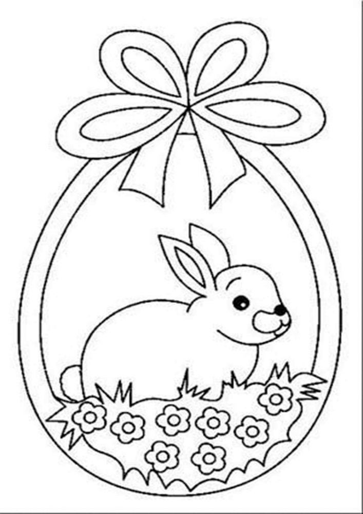 Free & Easy To Print Easter Coloring Pages - Tulamama