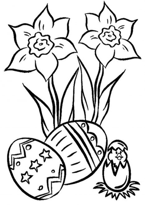 Free & Easy To Print Easter Coloring Pages - Tulamama