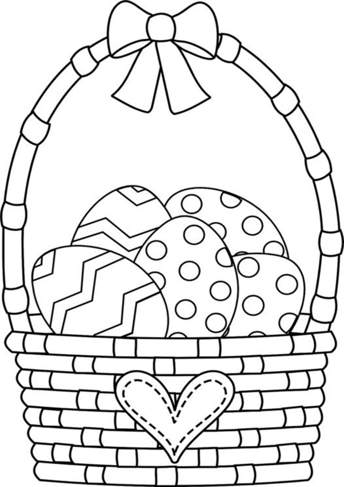 Fun Easter coloring pages for your little one. They are free and easy to print. The collection is varied with different skill levels